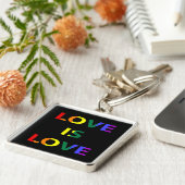 Liebe ist Liebe LGBT Prix Schlüsselanhänger (Seite)