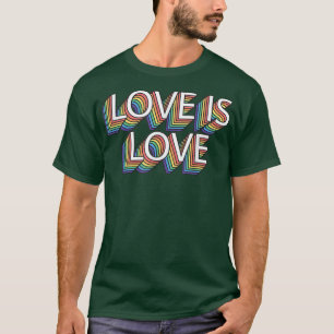 Liebe ist Liebe Lgbt Retro Vintage LGBT Pride Mont T-Shirt
