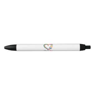 Liebe ist Liebe LGBT Schmetterling Herz Regenbogen Kugelschreiber