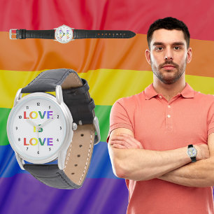 Liebe ist Liebe LGBT Stolz Armbanduhr