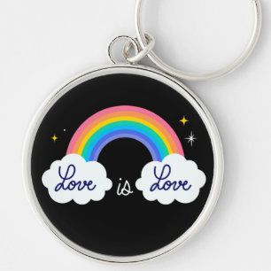 Liebe ist Liebe. LGBT+Stolz. Rainbow Schlüsselanhä Schlüsselanhänger