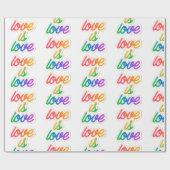 Liebe ist Liebe LGBT Wrapping Paper - Rainbow Prix Geschenkpapier (Flach)