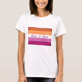 Liebe ist Liebe, LGBTQ+ Lesbischer T - Shirt für F