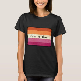 Liebe ist Liebe, LGBTQ+ Lesbischer T - Shirt für F