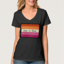Liebe ist Liebe, LGBTQ+ Lesbischer T - Shirt für F