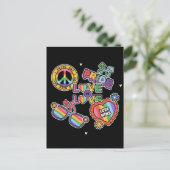 Liebe ist Liebe. Liebe gewinnt. LGBT+Stolz. Postkarte (Stehend Vorderseite)