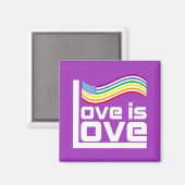 Liebe ist Liebe Magnet (Vorderseite/Rückseite)