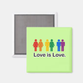 Liebe ist Liebe Magnet (Vorderseite/Rückseite)