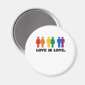 Liebe ist Liebe Magnet (Vorderseite/Rückseite)