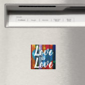 "Liebe ist Liebe" Magnet (In Situ (Geschirrspüler))