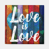 "Liebe ist Liebe" Magnet (Vorne)