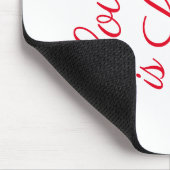 Liebe ist Liebe Maus Pad Mousepad (Ecke)