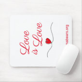Liebe ist Liebe Maus Pad Mousepad (Mit Mouse)