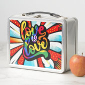 Liebe ist Liebe Metall Brotdose (Beispiel)