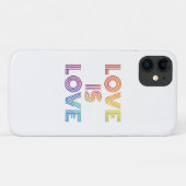 Liebe ist Liebe| Moderne Streifen Case-Mate iPhone Hülle (Rückseite (Horizontal))