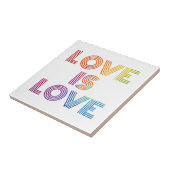 Liebe ist Liebe| Moderne Streifen Fliese (Seite)