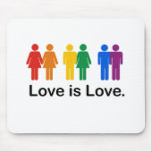Liebe ist Liebe Mousepad (Vorne)