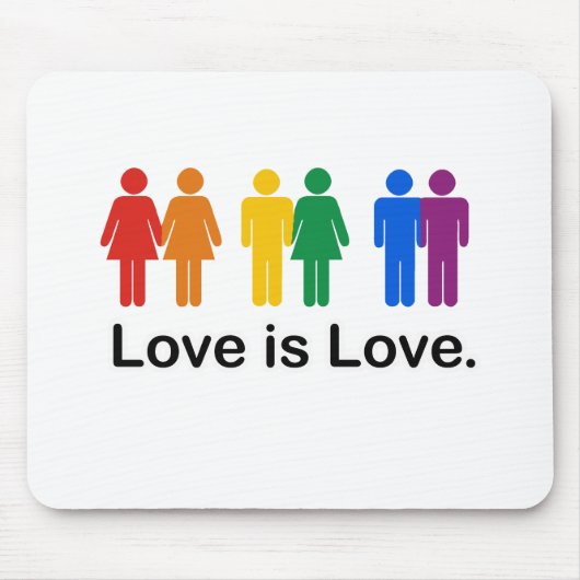 Liebe ist Liebe Mousepad (Vorne)