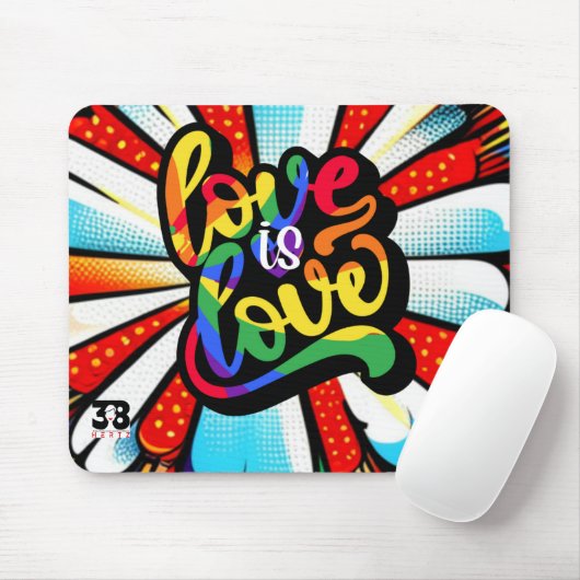 Liebe ist Liebe Mousepad (Mit Mouse)