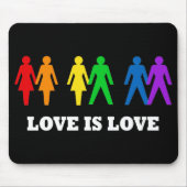 Liebe ist Liebe Mousepad (Vorne)
