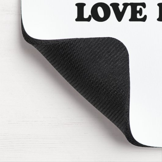 Liebe ist Liebe Mousepad (Ecke)