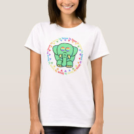 Liebe ist Liebe Niedlich Elephant LGBT Pride T - S T-Shirt