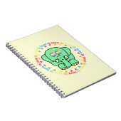 Liebe ist Liebe Niedlich Elephant LGBTQ Prix Noteb Notizblock (Rechte Seite)