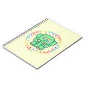 Liebe ist Liebe Niedlich Elephant LGBTQ Prix Noteb Notizblock (Linke Seite)