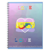 Liebe ist Liebe Notizblock (Vorderseite)