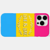 Liebe ist Liebe Pansexual Prilag Flag Case-Mate iPhone Hülle (Rückseite (Horizontal))