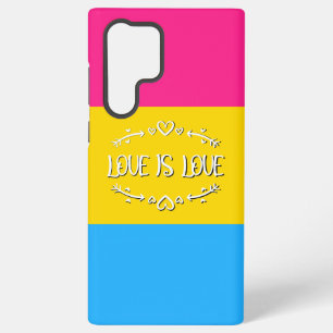 Liebe ist Liebe Pansexuelle Pride-Flagge Samsung Galaxy Hülle