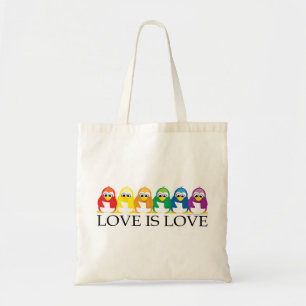 Liebe ist Liebe: Pinguine Tragetasche