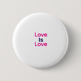 Liebe ist Liebe pink lila farbigen Stolz LGBTQ Gay Button