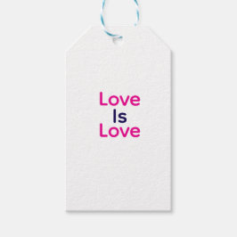 Liebe ist Liebe pink lila farbigen Stolz LGBTQ Gay Geschenkanhänger