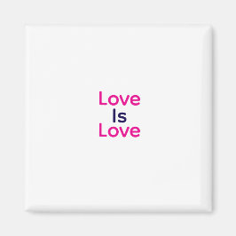 Liebe ist Liebe pink lila farbigen Stolz LGBTQ Gay Magnet