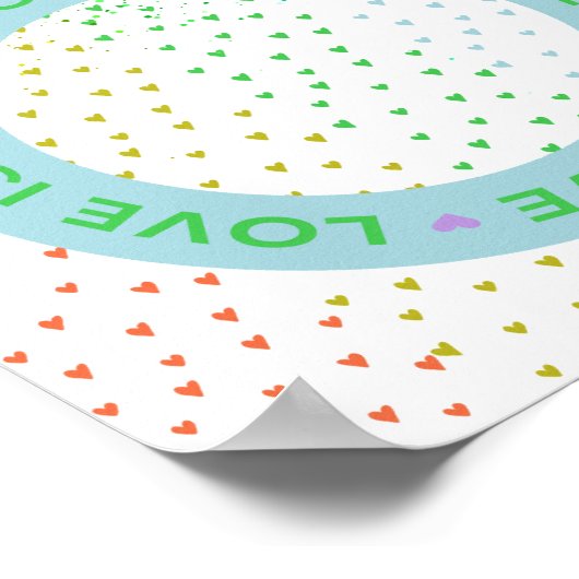 Liebe ist Liebe Poster (Ecke)