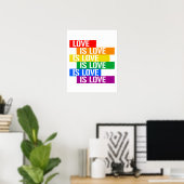 Liebe ist Liebe Poster (Heimbüro)