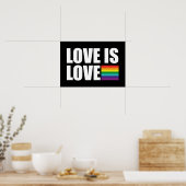 Liebe ist Liebe Poster (Küche)