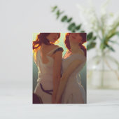 Liebe ist Liebe Postkarte (Stehend Vorderseite)