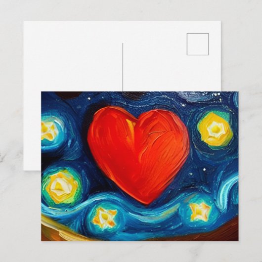 Liebe ist Liebe Postkarte (Vorne/Hinten)