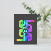 Liebe ist Liebe Postkarte (Stehend Vorderseite)