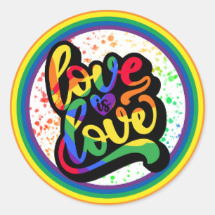 Liebe ist Liebe Pricker, LGBTQ+ Aufkleber