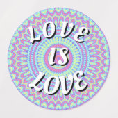 Liebe ist Liebe Pride Labels Etiketten (Design 2)