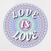 Liebe ist Liebe Pride Labels Etiketten (Design 1)