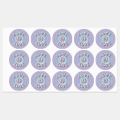 Liebe ist Liebe Pride Labels Etiketten (Blatt)