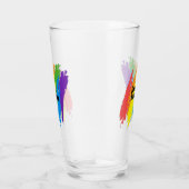 Liebe ist Liebe-Pride LGBTQ-Regenbogenmotiv Glas (Rechts)
