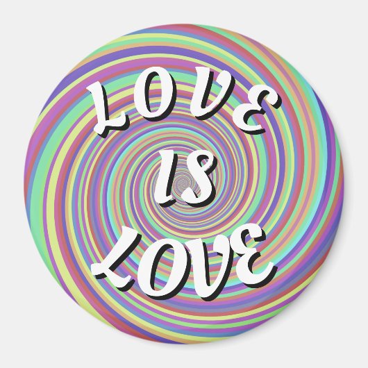 Liebe ist Liebe Pride Magnet (Vorne)