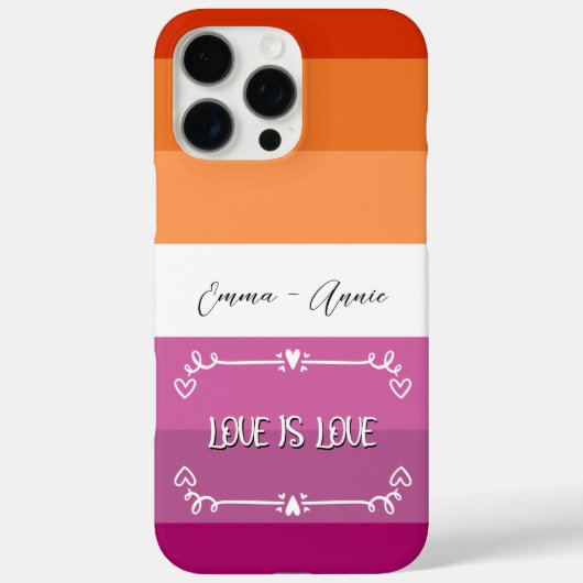 Liebe ist Liebe Pride Monat Case-Mate iPhone Hülle (Rückseite)