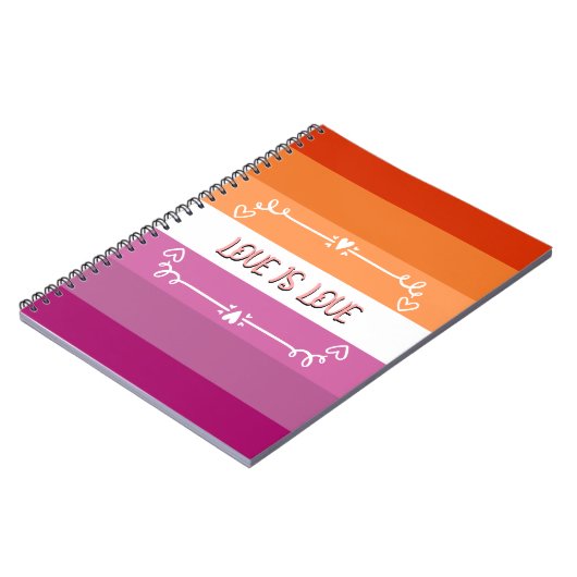 Liebe ist Liebe Pride Monat Notizblock (Linke Seite)