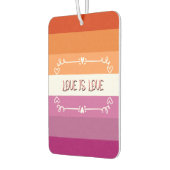 Liebe ist Liebe Pride Month Air Freshener Autolufterfrischer (Links)